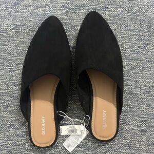 Old Navy Women's Black Slip-On Mules